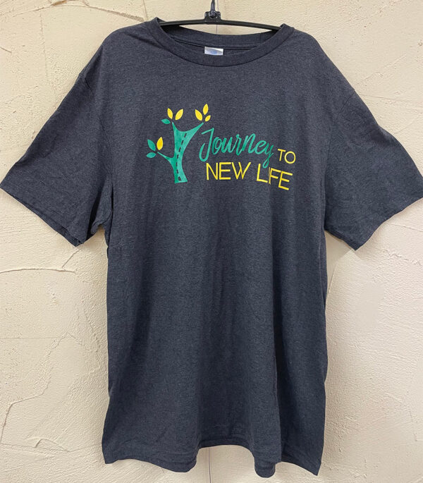 Journey to new Life Gray Shirt